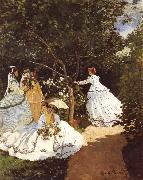 Claude Monet Femmes au jardin Women in the Garden Frauen im Gaten Spain oil painting artist